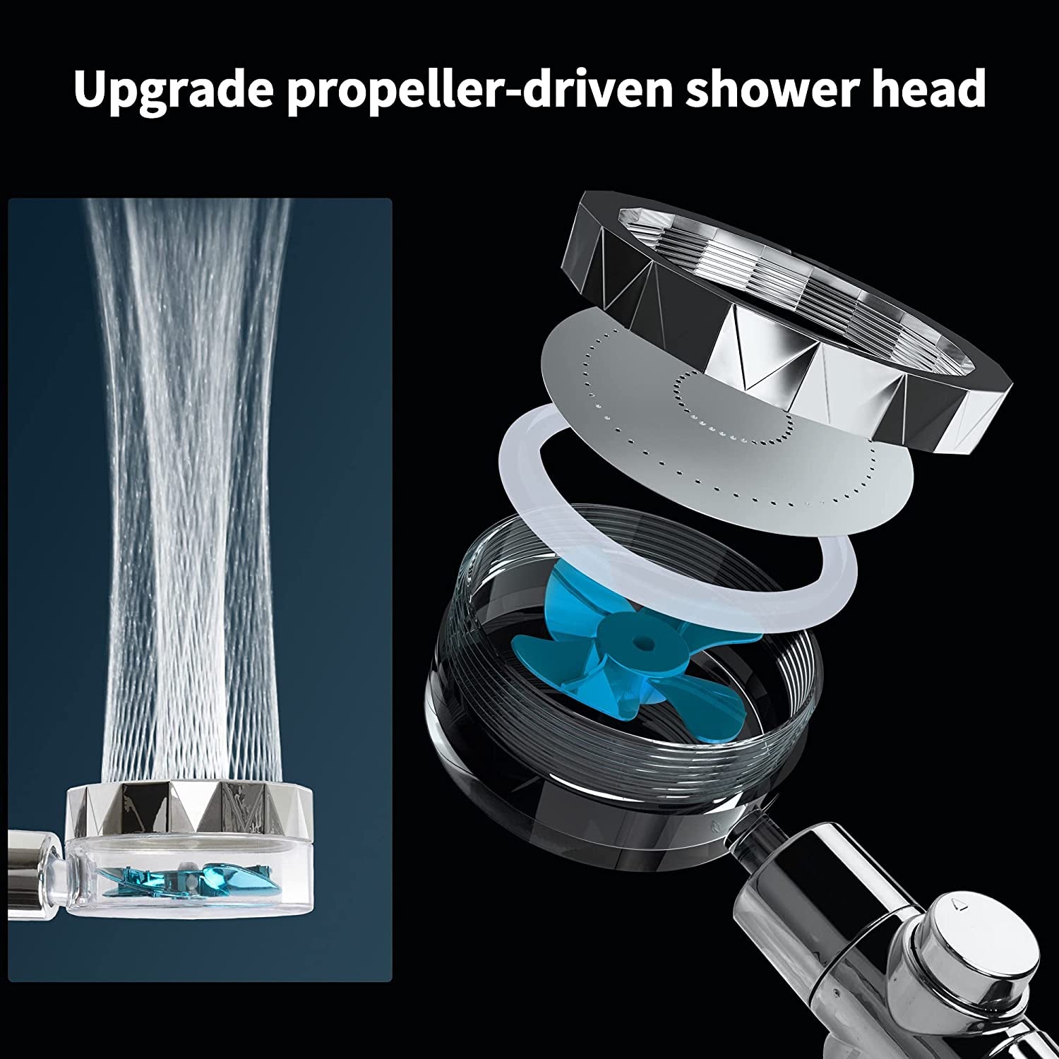 Shower Head Turbo Plus - UTILITY5STORE