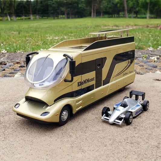Deluxe RV Metal Camper Van Model Toy