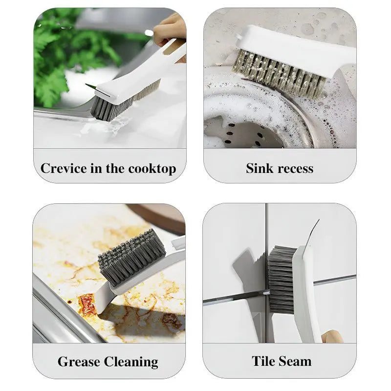 Ergonomic Handle Kitchen Scrub Cleaning Brush