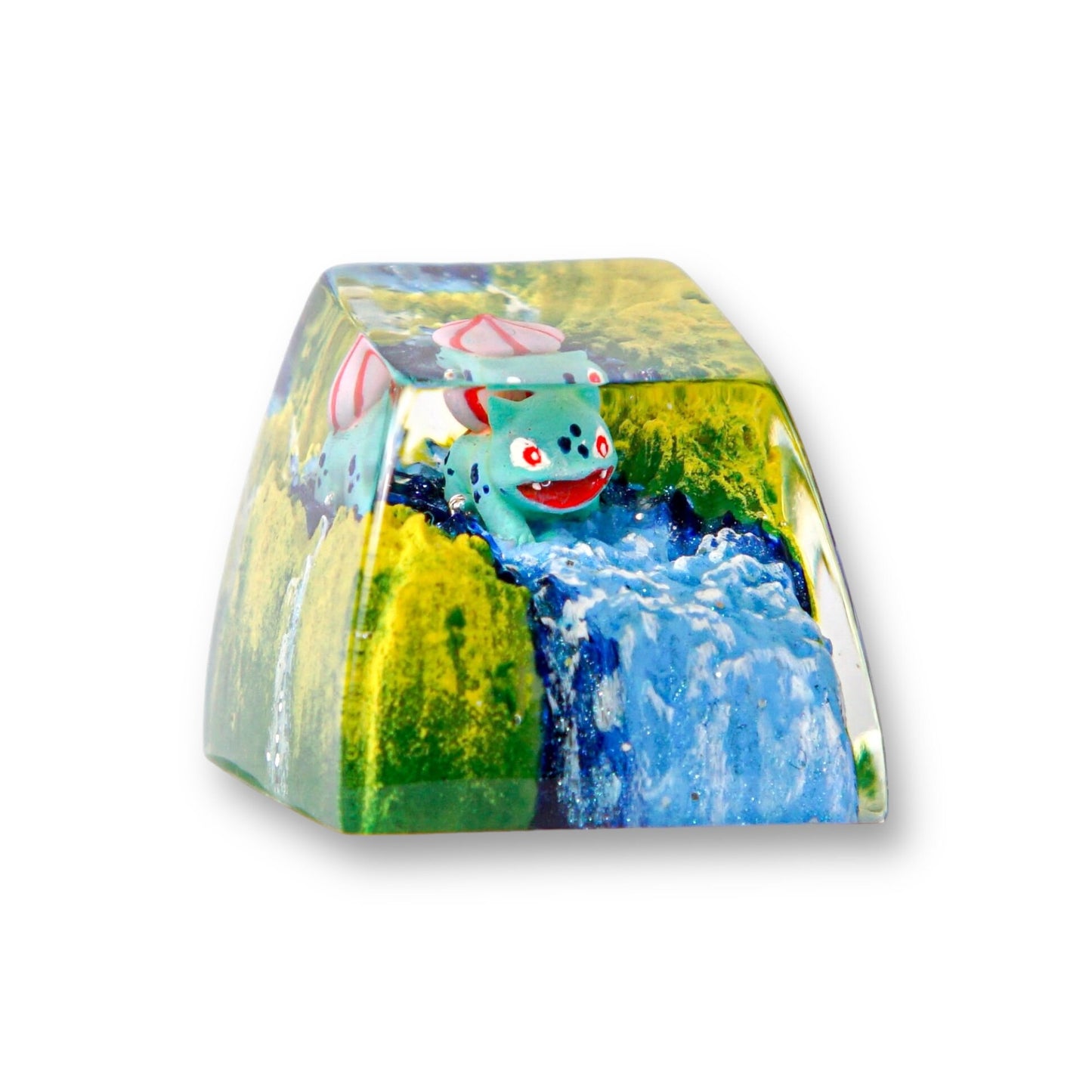 Bulbasaur Keycap- Pokemon Keycap- Artisan Keycap- Resin Keycap For MX Cherry Keyboard - Datkey Studio