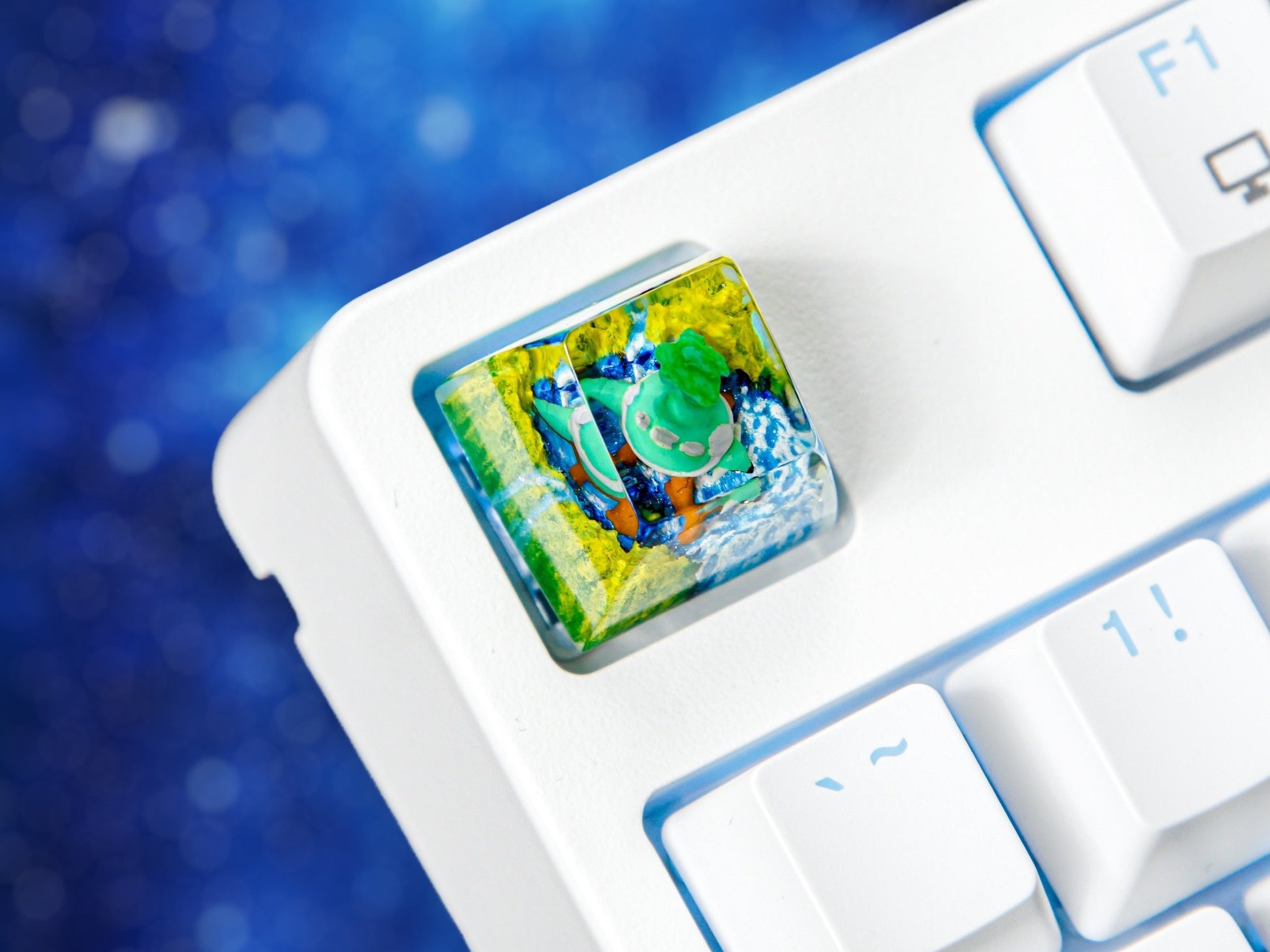 Torterra Keycap- Pokemon Keycap- Artisan Keycap- Esc Keycap- Keycap for MX Cherry Switches Keyboard - Datkey Studio