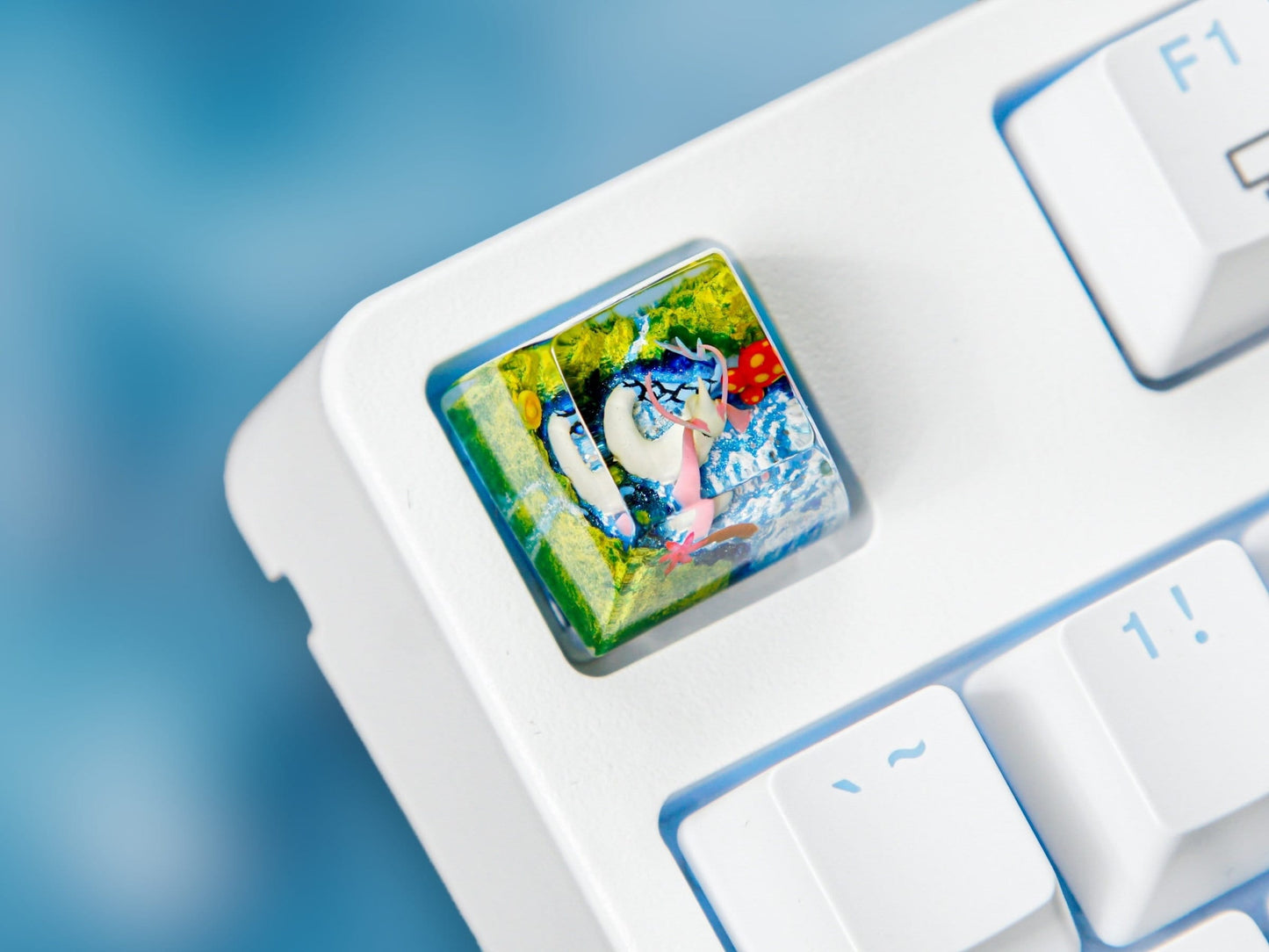 Milotic Keycap- Pokemon Keycap- Artisan Keycap- Keycap For Cherry MX Switches Mechanical Keyboard - Datkey Studio