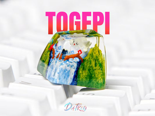 Togepi Keycap- Pokemon Keycap- Artisan Keycap- Keycap For Cherry MX Switches Mechanical Keyboard - Datkey Studio