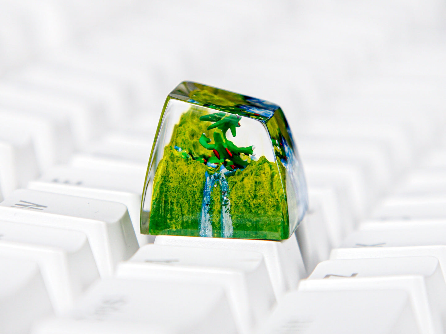 Rayquaza Keycap- Pokemon Keycap- Artisan Keycap- Keycap for MX Cherry Switches Michanical Keyboard - Datkey Studio