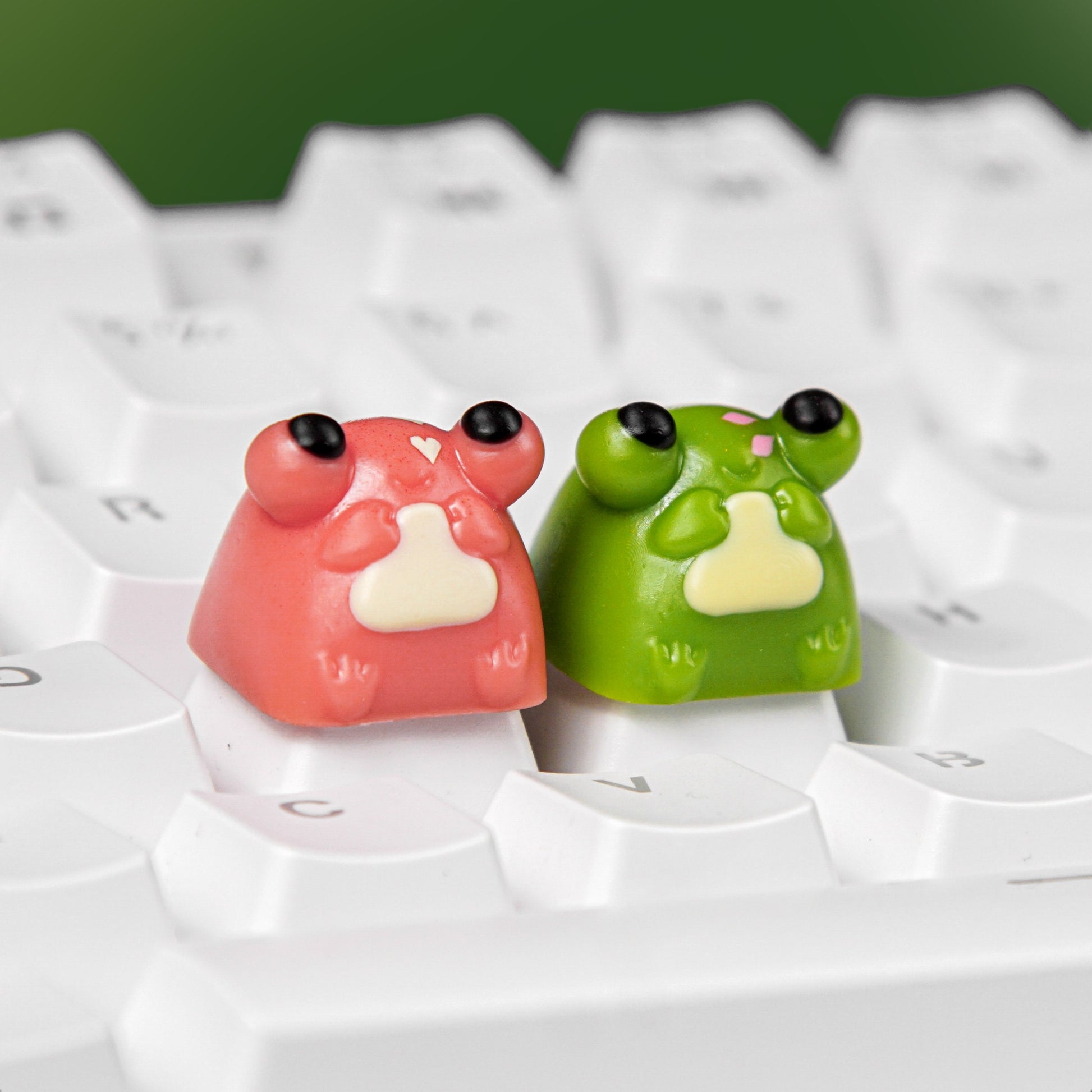 Frog Keycap- Frog Artisan Keycap- Funny Keycap- Resin Keycap- Keycap for MX Cherry Switches Keyboard- Gift for Her - Datkey Studio