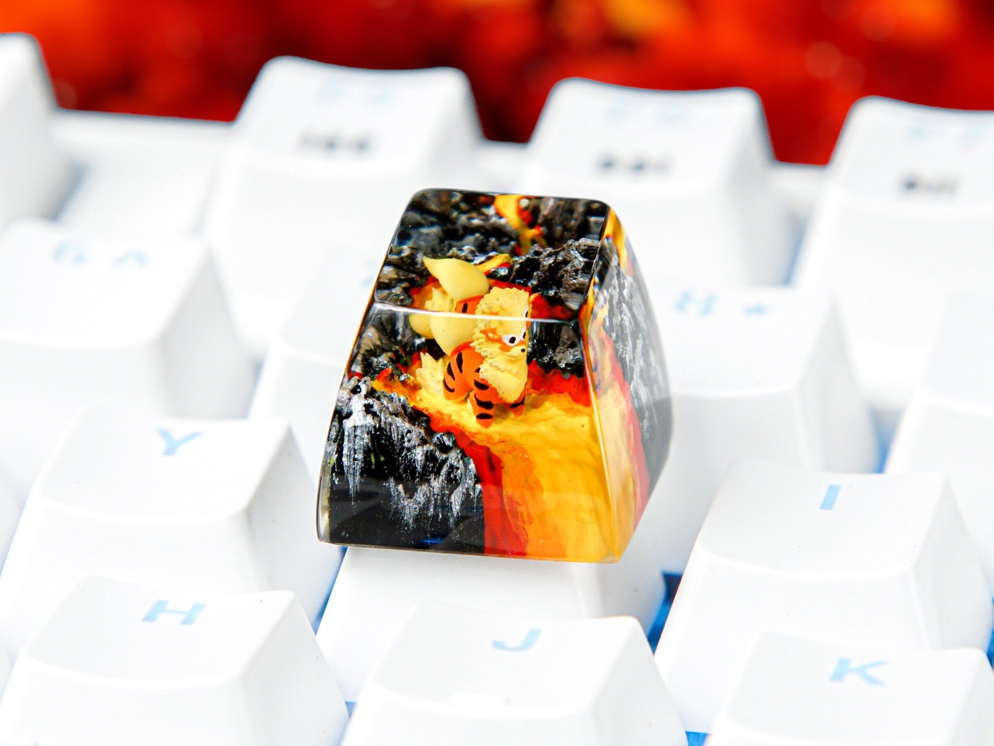 Arcanine Keycap- Pokemon Keycap- Artisan Keycap- Resin Keycap For MX Cherry Switches Keyboard - Datkey Studio