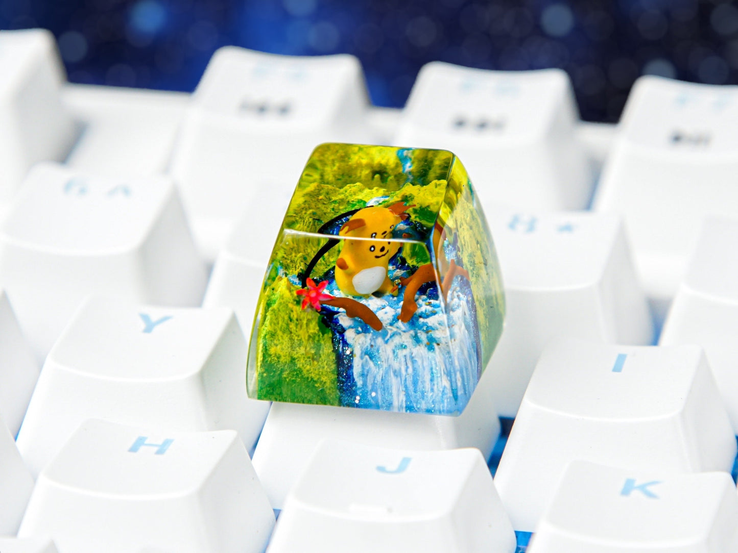 Raichu Keycap- Pokemon Keycap- Artisan Keycap- Keycap for MX Cherry Switches Keyboard - Datkey Studio