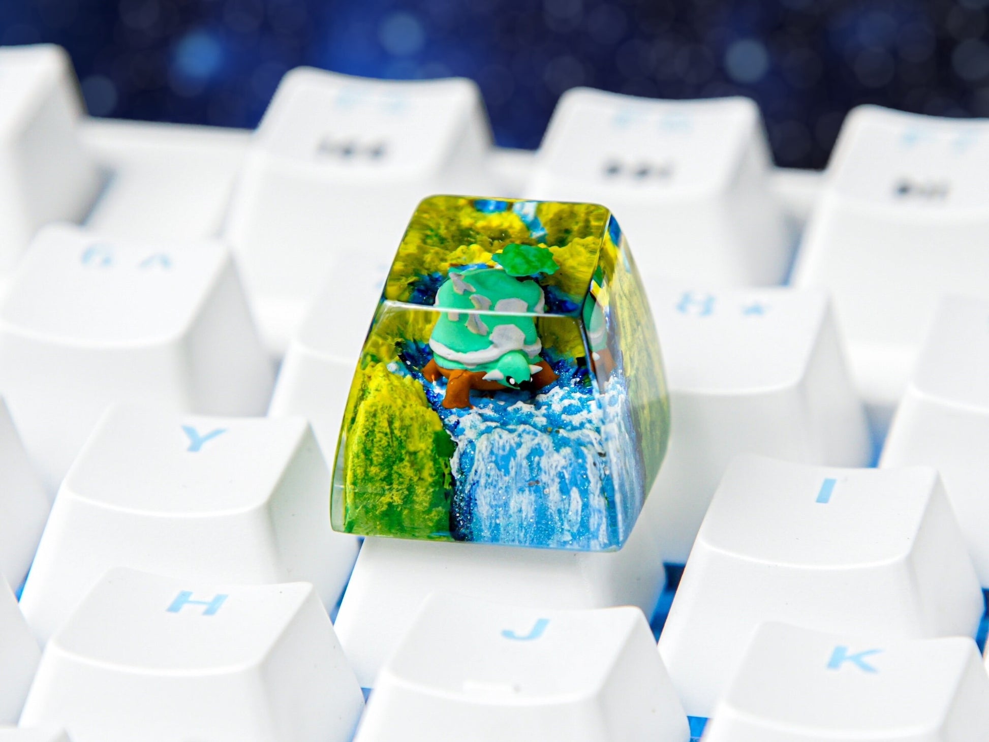 Torterra Keycap- Pokemon Keycap- Artisan Keycap- Esc Keycap- Keycap for MX Cherry Switches Keyboard - Datkey Studio