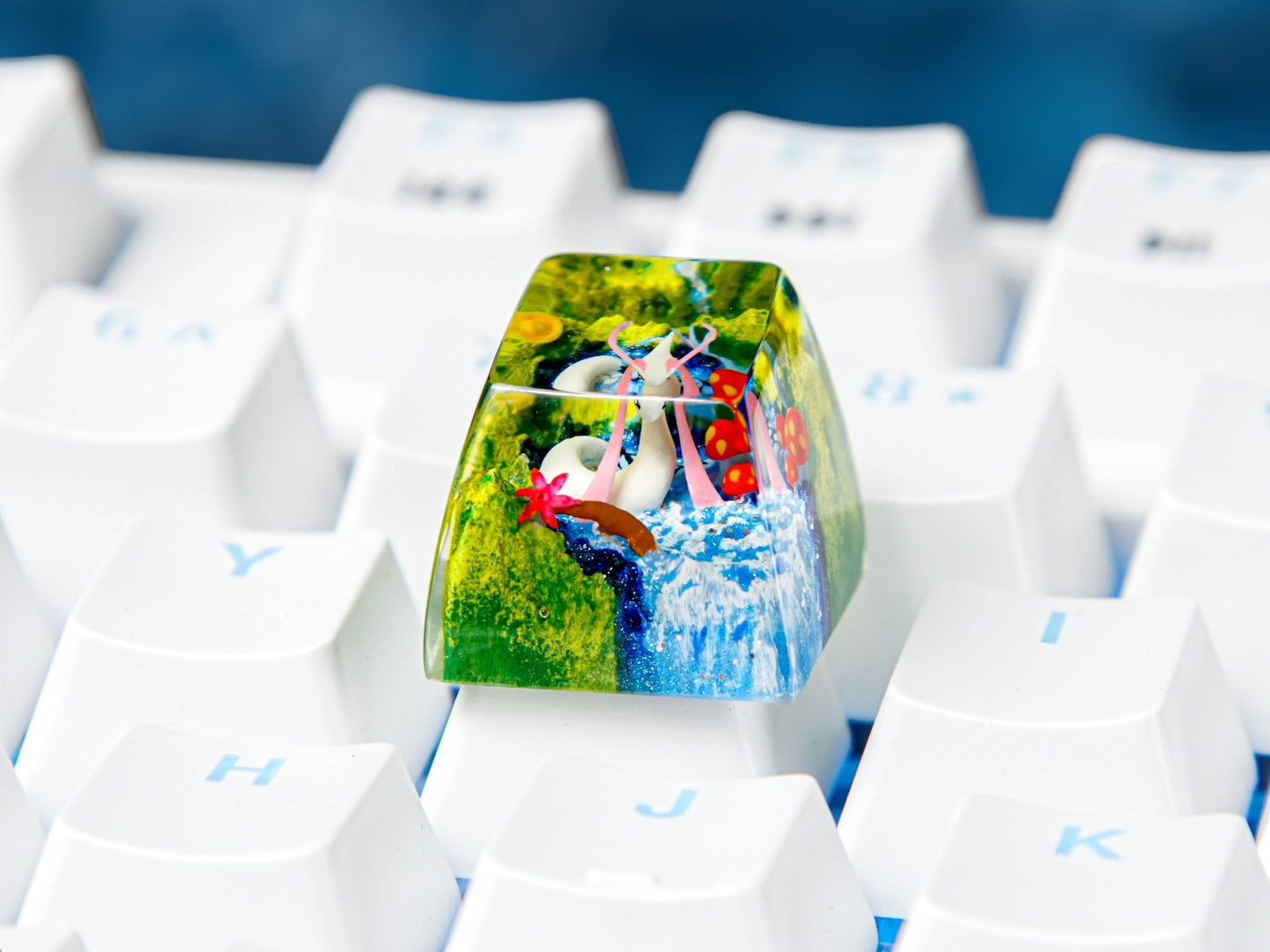 Milotic Keycap- Pokemon Keycap- Artisan Keycap- Keycap For Cherry MX Switches Mechanical Keyboard - Datkey Studio