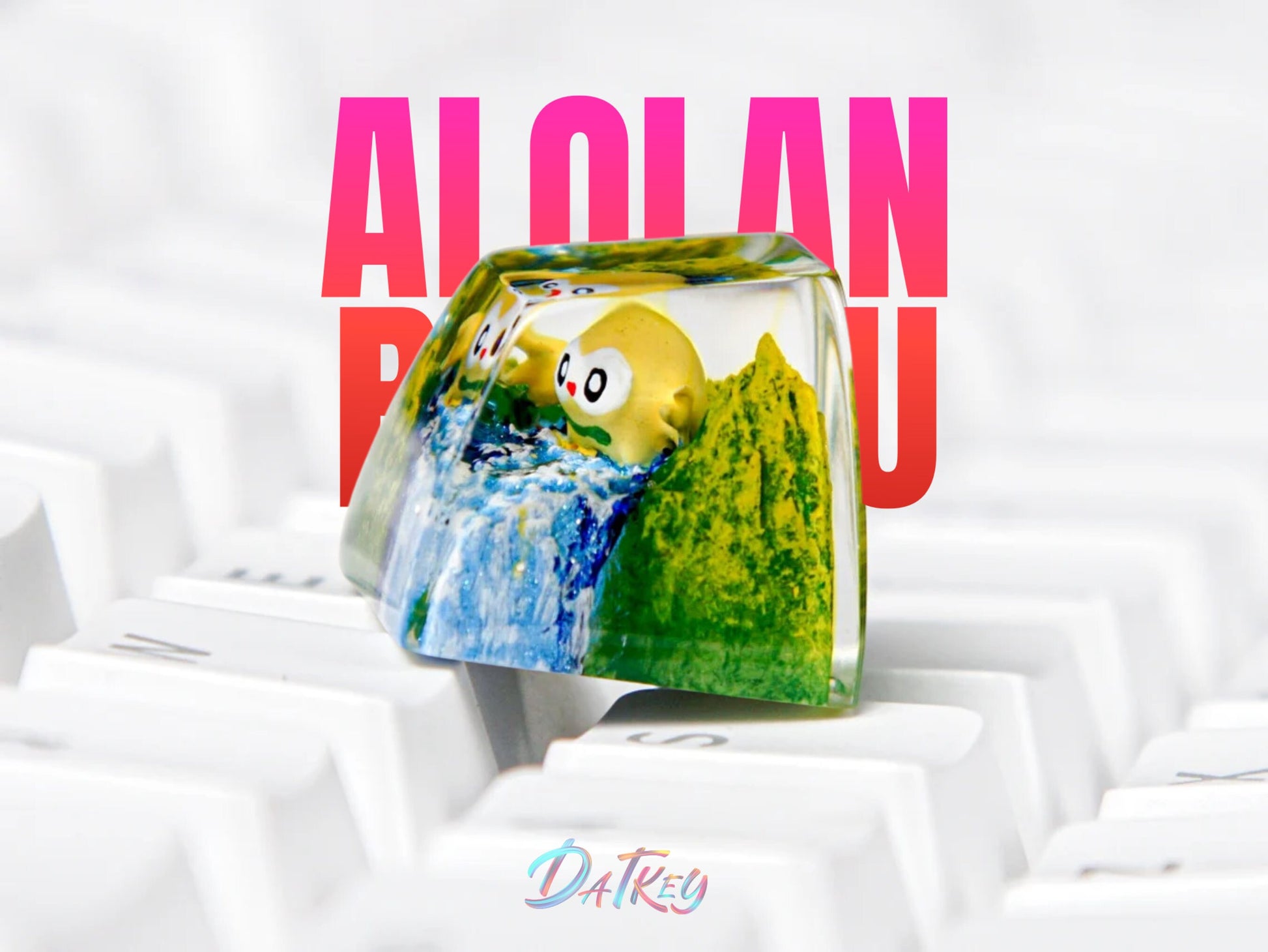 Alolan Raichu Keycap- Pokemon Keycap- Artisan Keycap- Esc Keycap- Keycap for MX Cherry Switches Keyboard - Datkey Studio