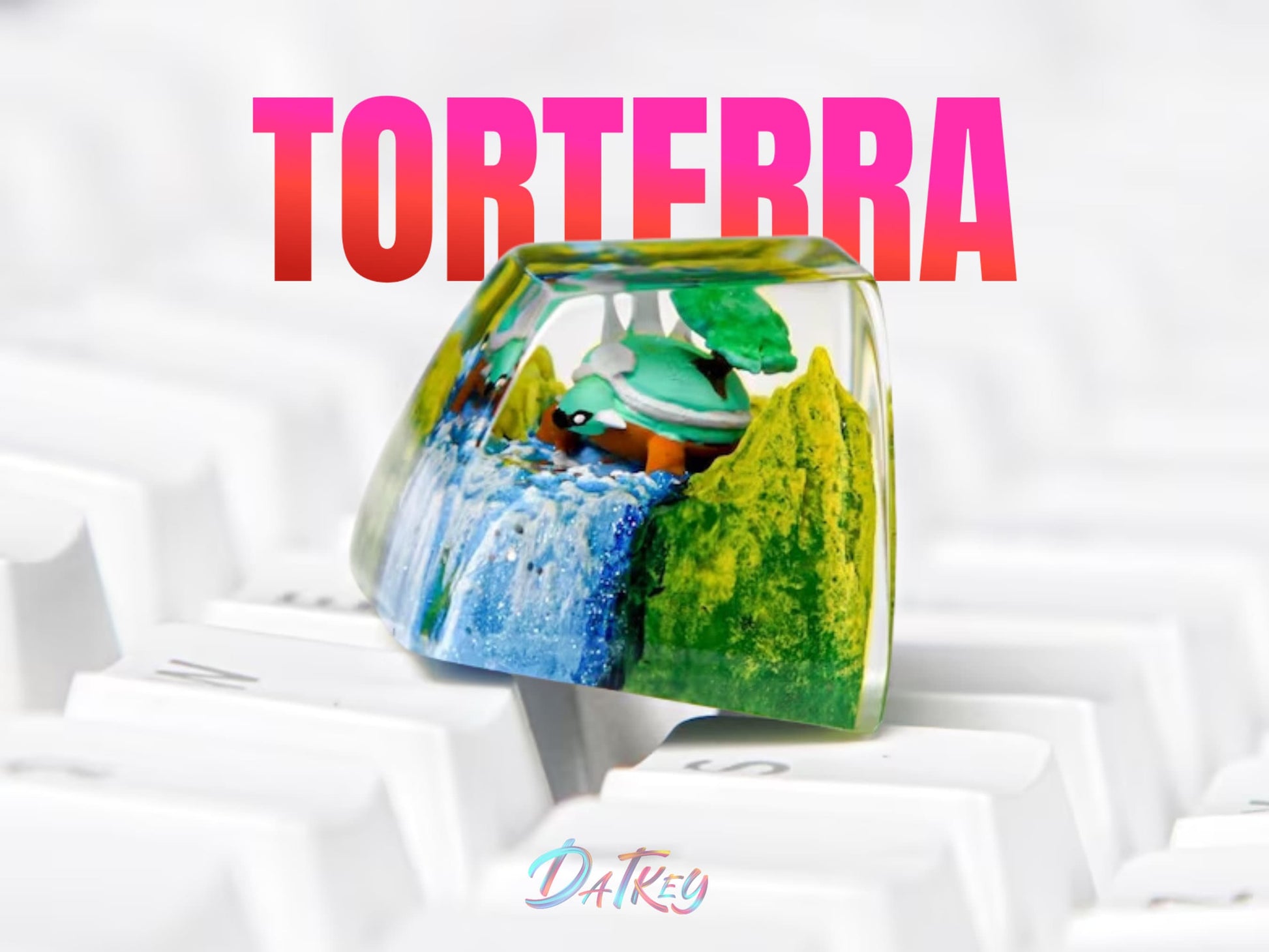 Torterra Keycap- Pokemon Keycap- Artisan Keycap- Esc Keycap- Keycap for MX Cherry Switches Keyboard - Datkey Studio