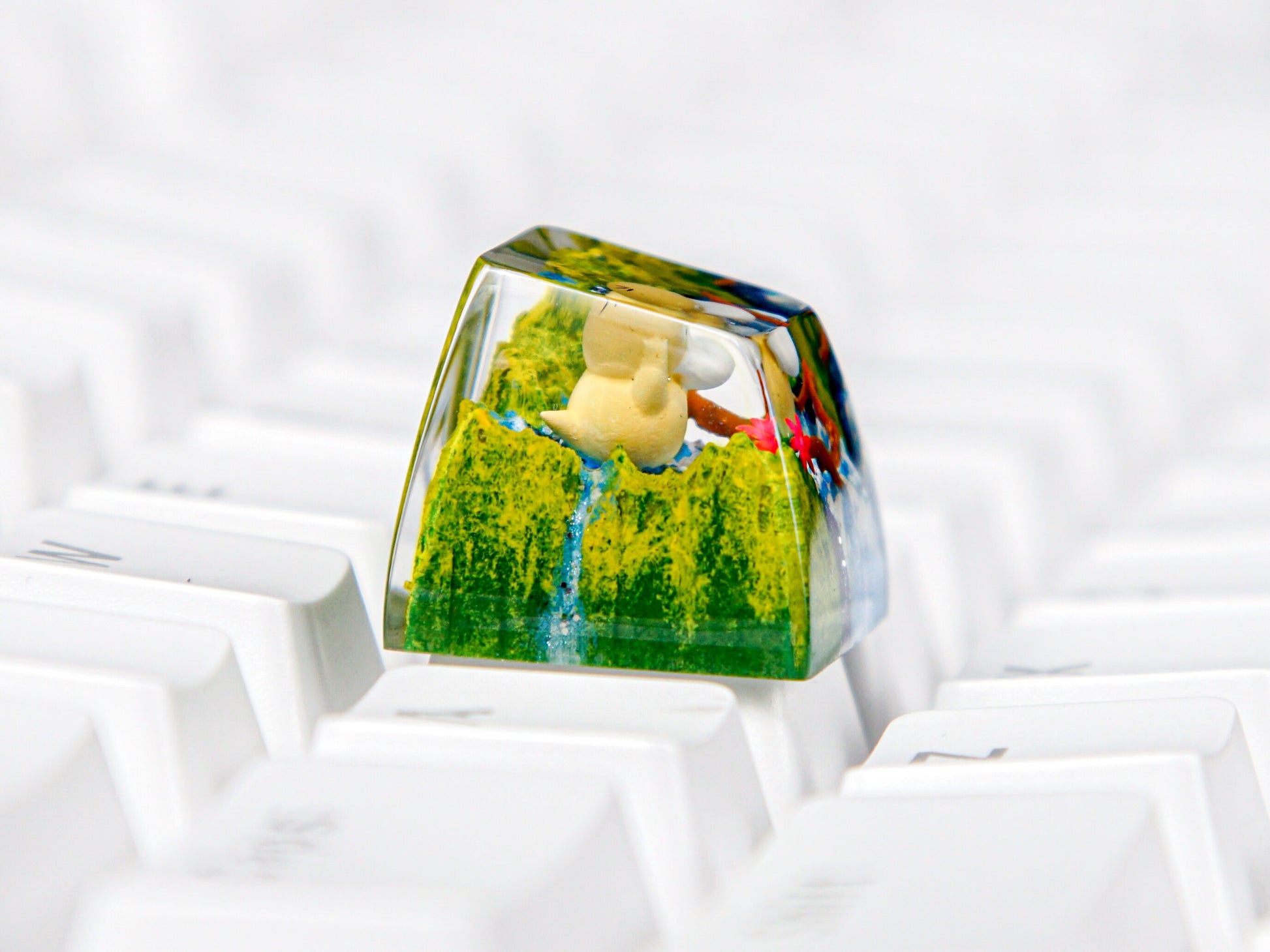 Pysduck Keycap- Pokemon Keycap- Artisan Keycap- Keycap for MX Cherry Switches Keyboard - Datkey Studio