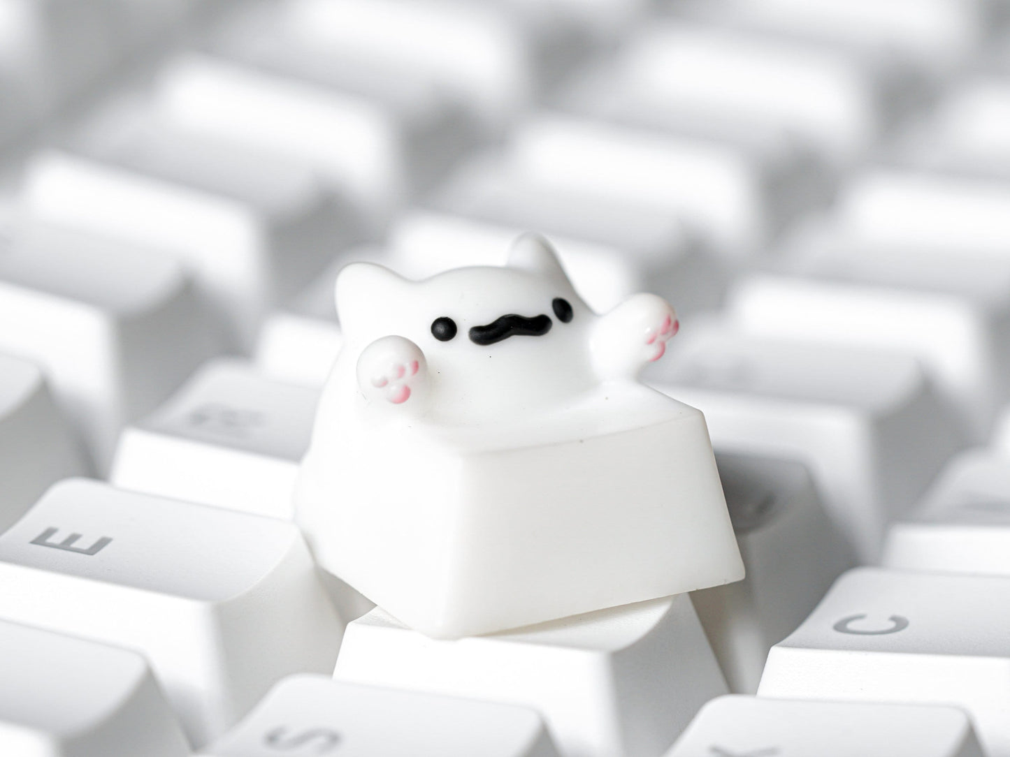 Kitty Keycap- Cute Cat Keycap- Artisan Keycap- Keycap for MX Cherry Switches Michanical Keyboard - Datkey Studio