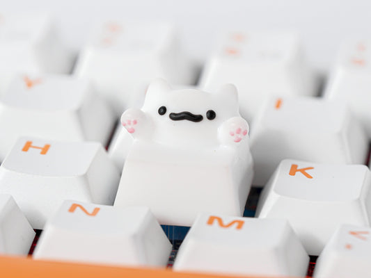 Kitty Keycap- Cute Cat Keycap- Artisan Keycap- Keycap for MX Cherry Switches Michanical Keyboard - Datkey Studio