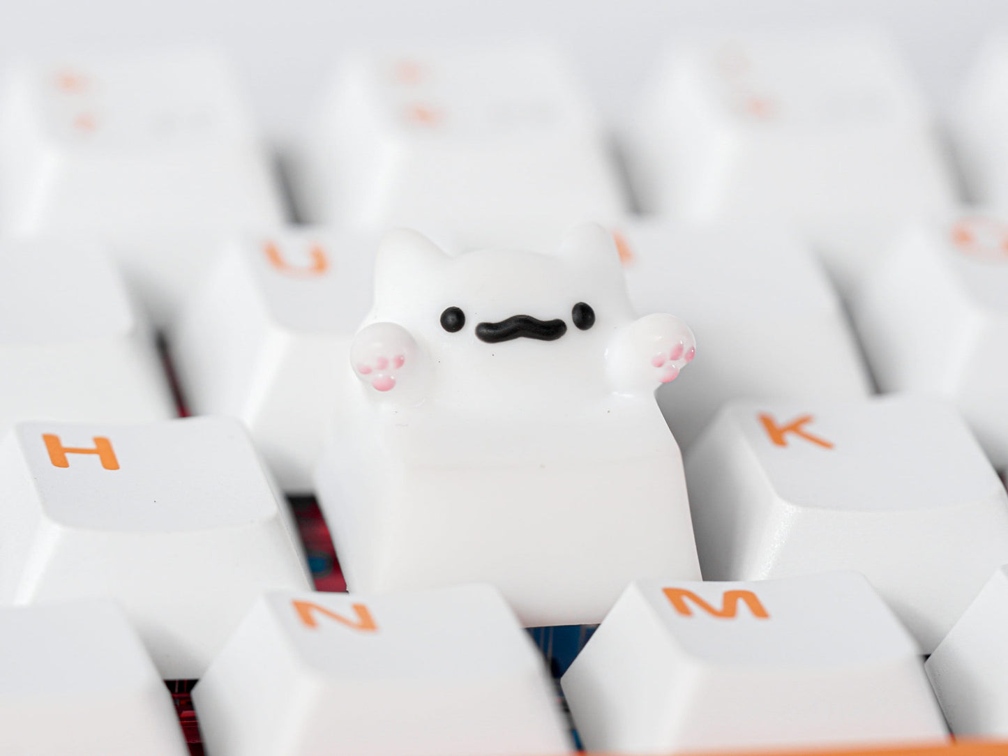 Kitty Keycap- Cute Cat Keycap- Artisan Keycap- Keycap for MX Cherry Switches Michanical Keyboard - Datkey Studio