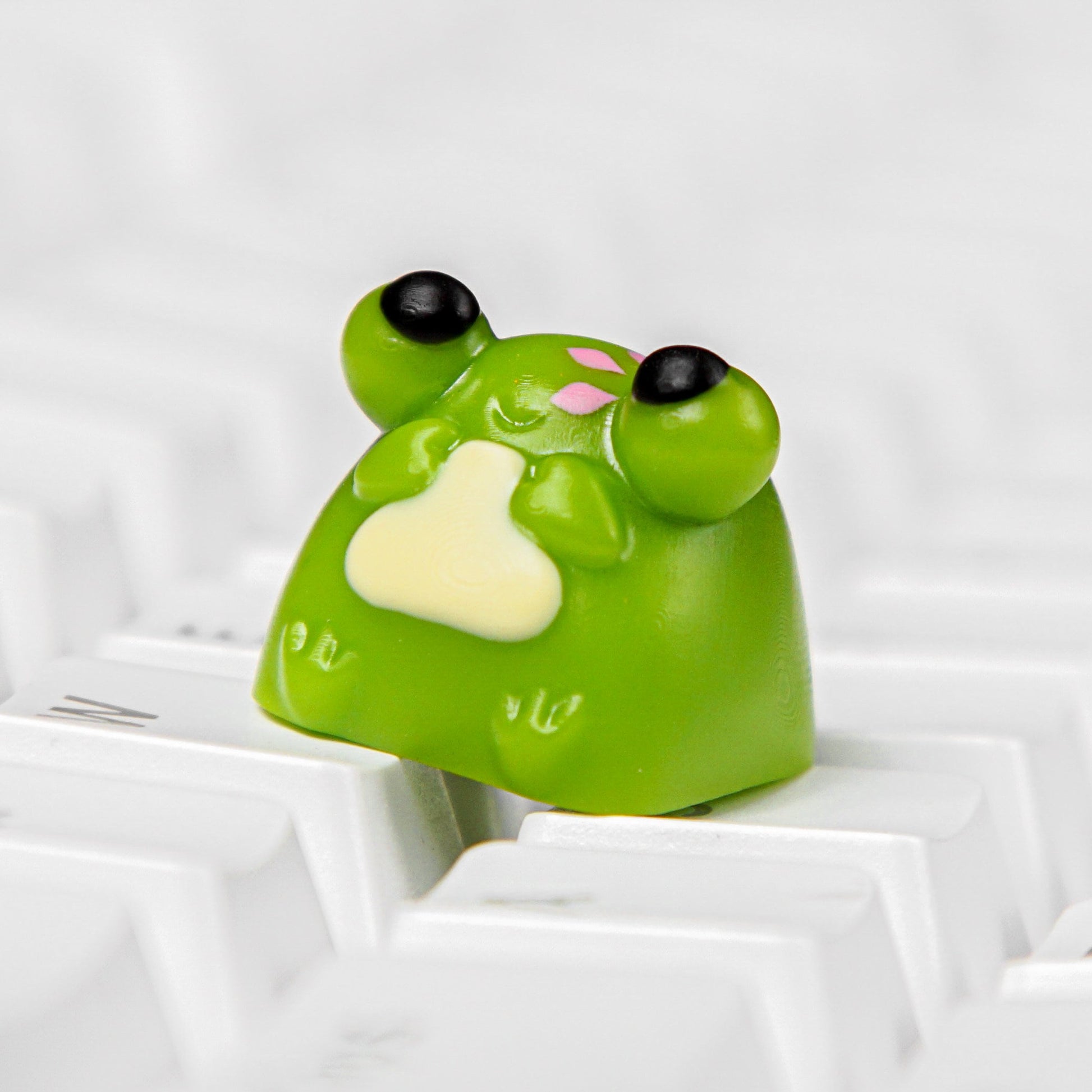 Frog Keycap- Frog Artisan Keycap- Funny Keycap- Resin Keycap- Keycap for MX Cherry Switches Keyboard- Gift for Her - Datkey Studio