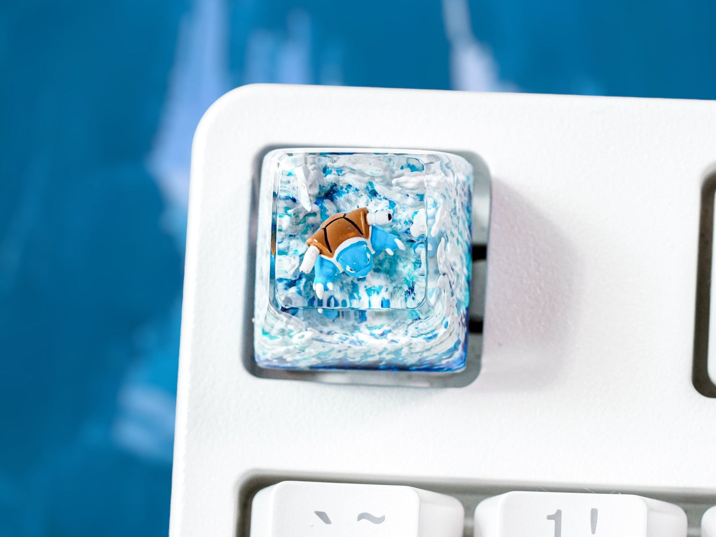 Blastoise Keycap- Pokemon Keycap- Artisan Keycap- Keycap for Cherry MX Switches Keyboard - Datkey Studio