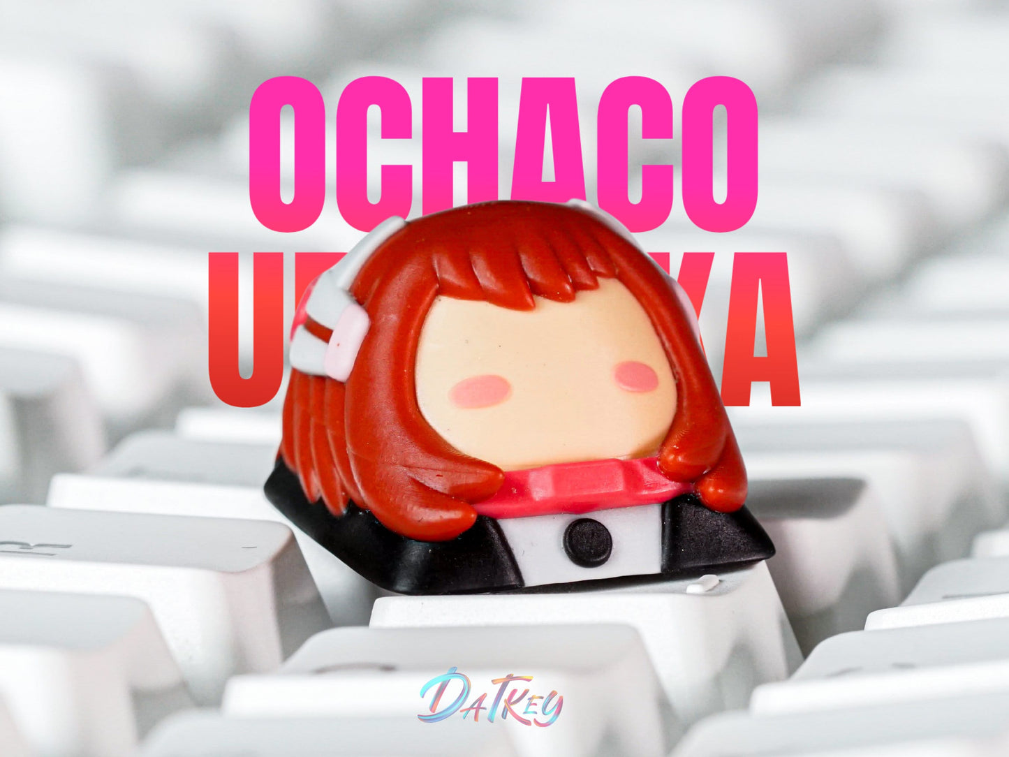 O.cha.co Ura.ra.ka Keycap- B.N.H.A Keycap- Anime Keycap- Keycap for MX Cherry Switches Mechanical Keyboard - Datkey Studio