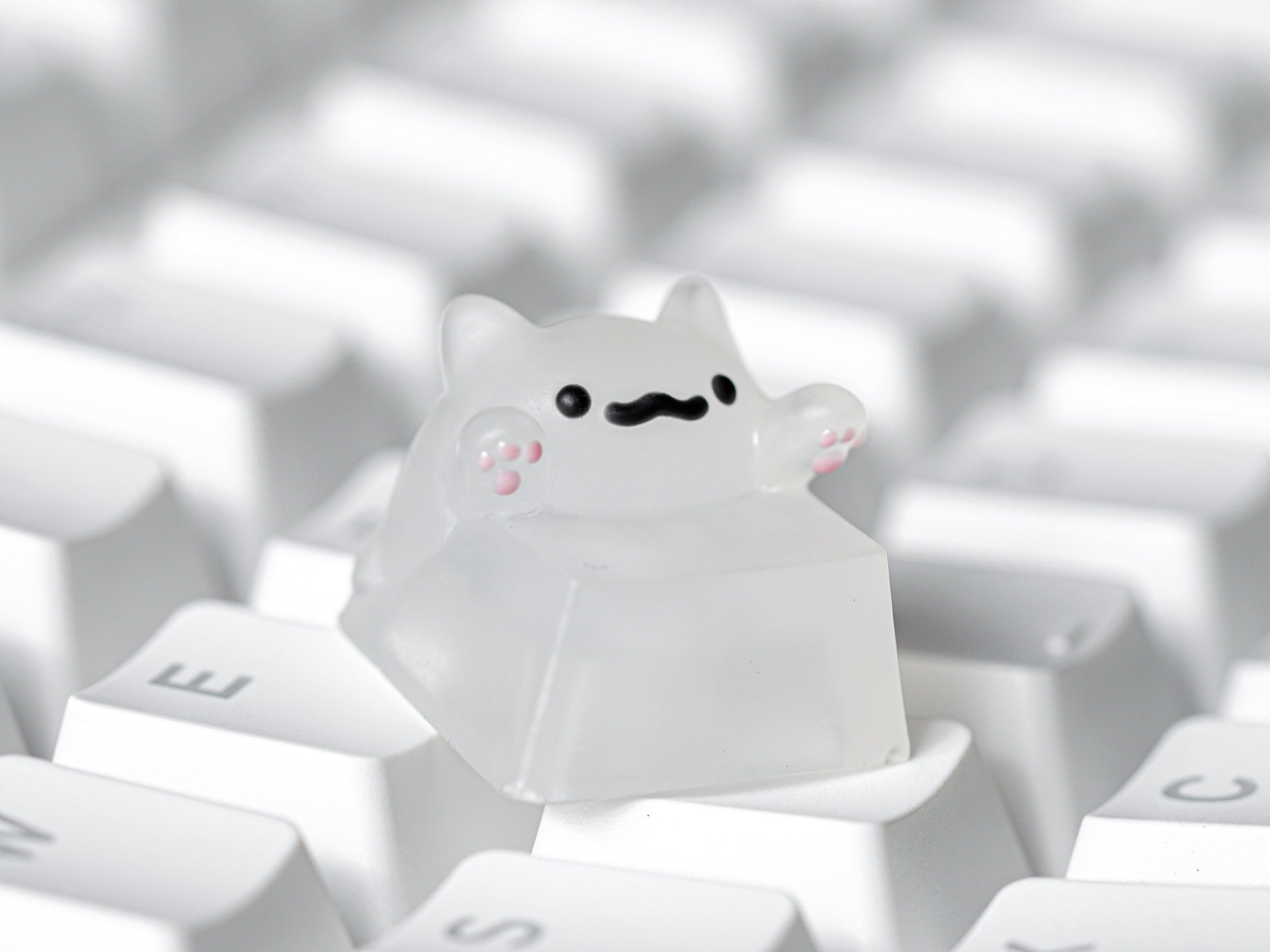 Kitty Keycap- Cute Cat Keycap- Artisan Keycap- Keycap for MX Cherry Switches Michanical Keyboard - Datkey Studio