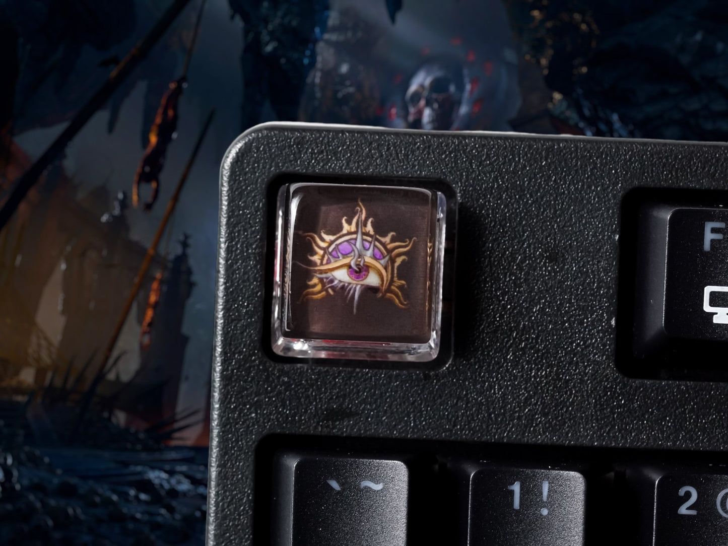 BG3 Barbarian Class Keycap- Baldur's Gate 3 Keycap- Gaming Keycap- Keycap for Cherry MX Switches Mechanical Keyboard - Datkey Studio