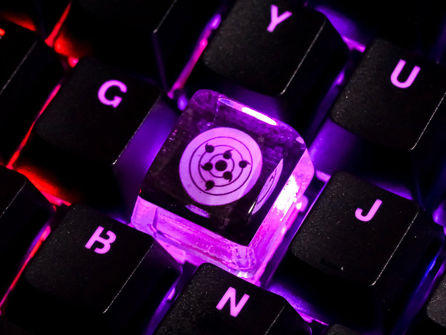Custom Na.ru.to Keycap- Ninja Eye Keycap- Anime Keycap- Custom Keycap- Keycap for MX Cherry Switches Michanical Keyboard - Datkey Studio