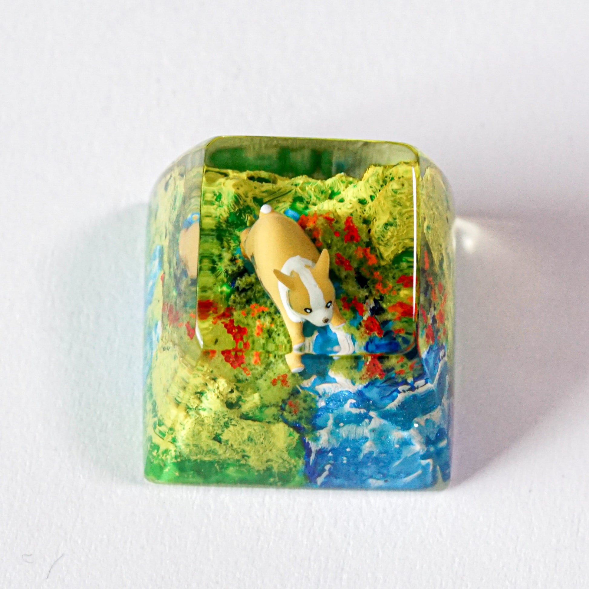 Corgi Keycap- Puppy Keycap- Dog Keycap- Keycap For Cherry MX Switches Mechanical Keyboard- Gift for Dog Lover - Datkey Studio