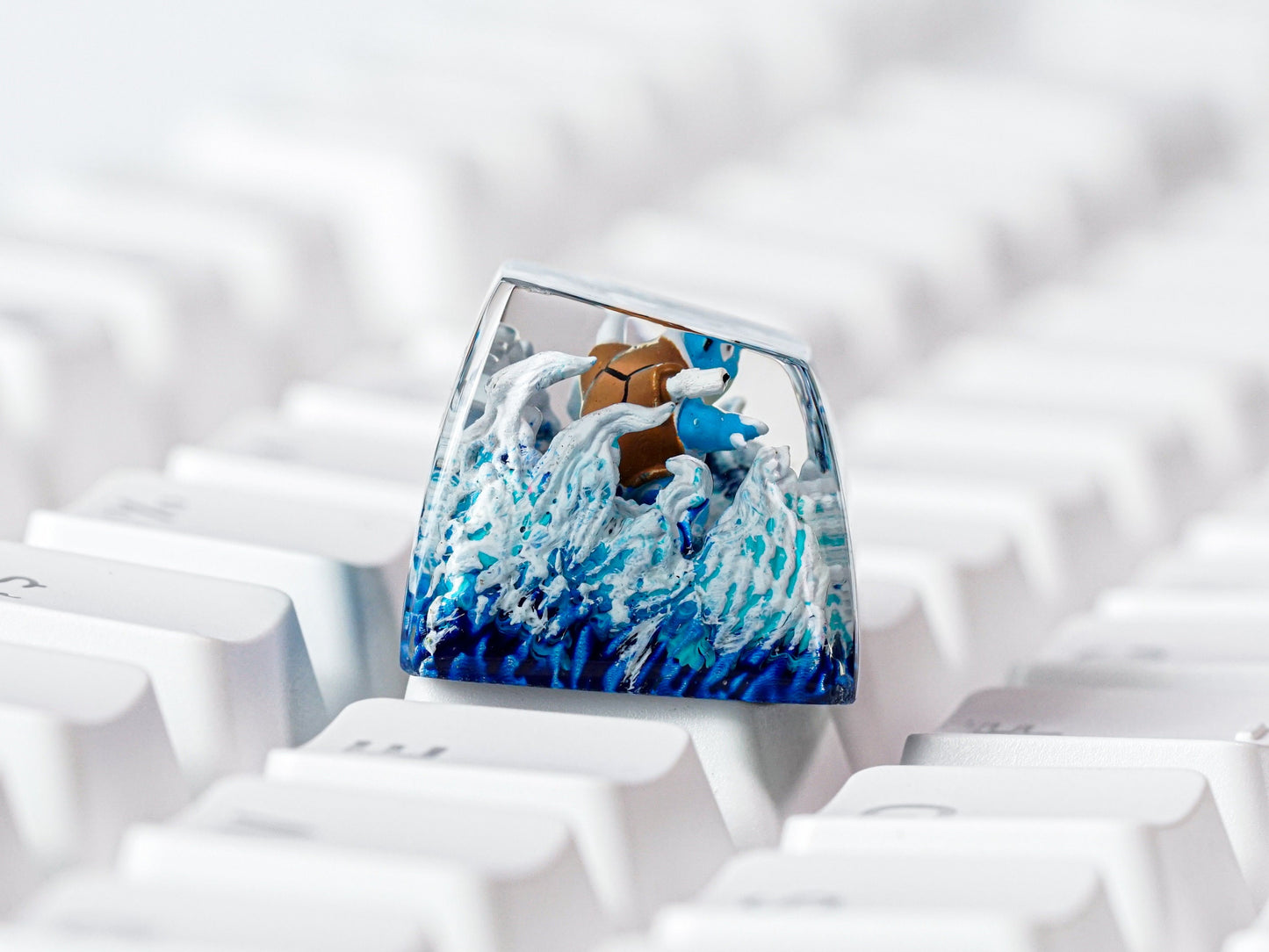 Blastoise Keycap- Pokemon Keycap- Artisan Keycap- Keycap for Cherry MX Switches Keyboard - Datkey Studio