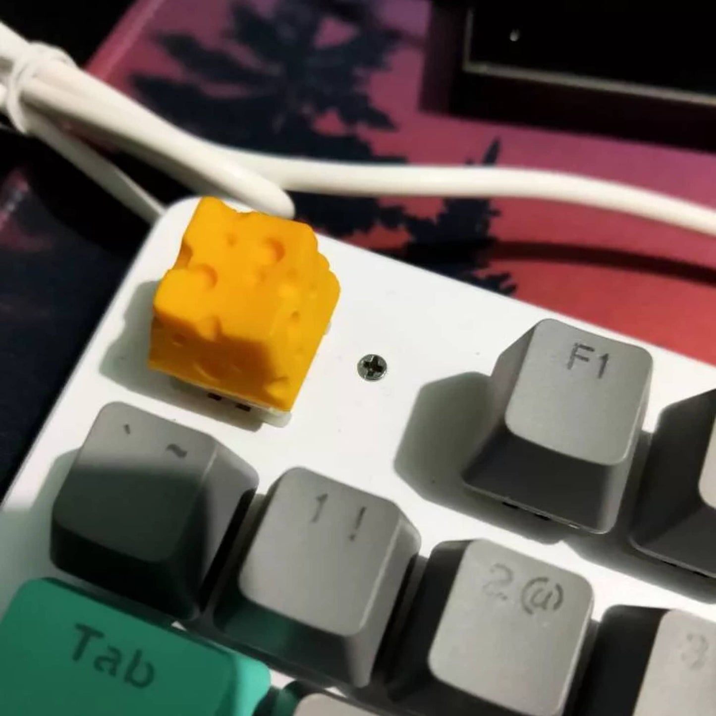 Cheese Keycap- 3D Keycap- Keycap for MX Cherry Switches Keyboard- OEM Profile Keycap - Datkey Studio