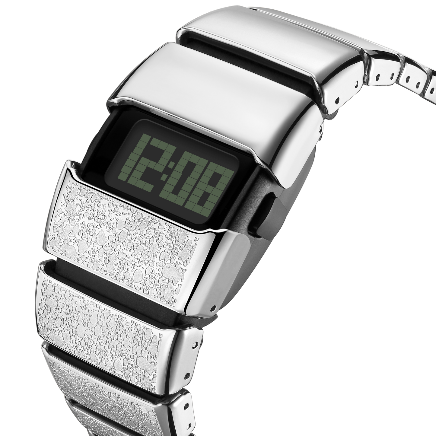 X6000-Silver moon Cyber Watch