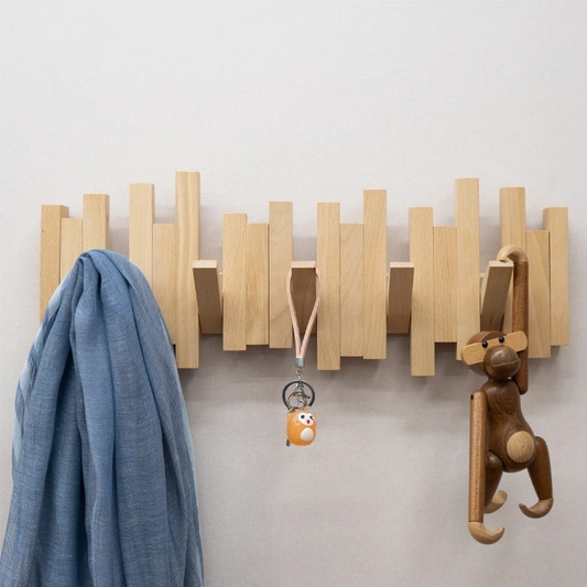 Nordic Automatic Push Coat Hooks for Wall