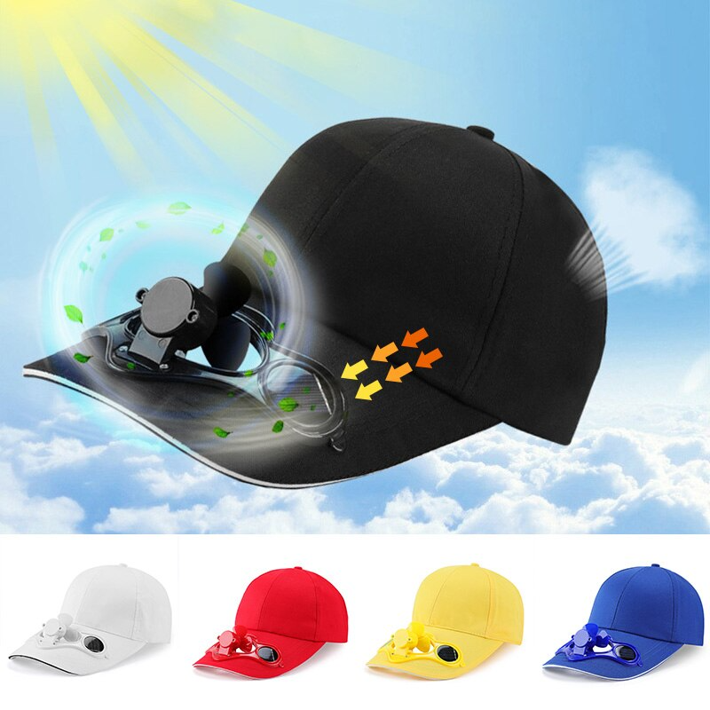 Solar Fan Summer Outdoor Baseball Hat