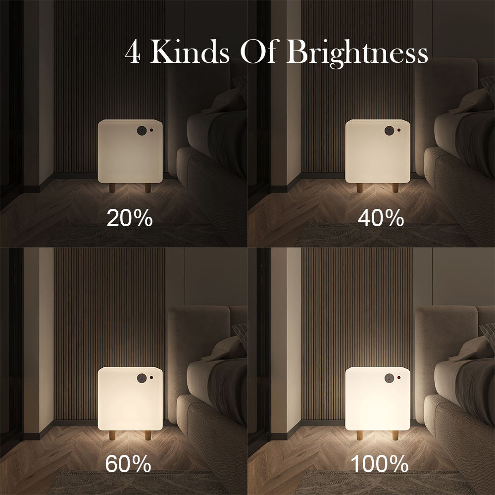 Nordic Glow Modern Voice-Activated Nightstand