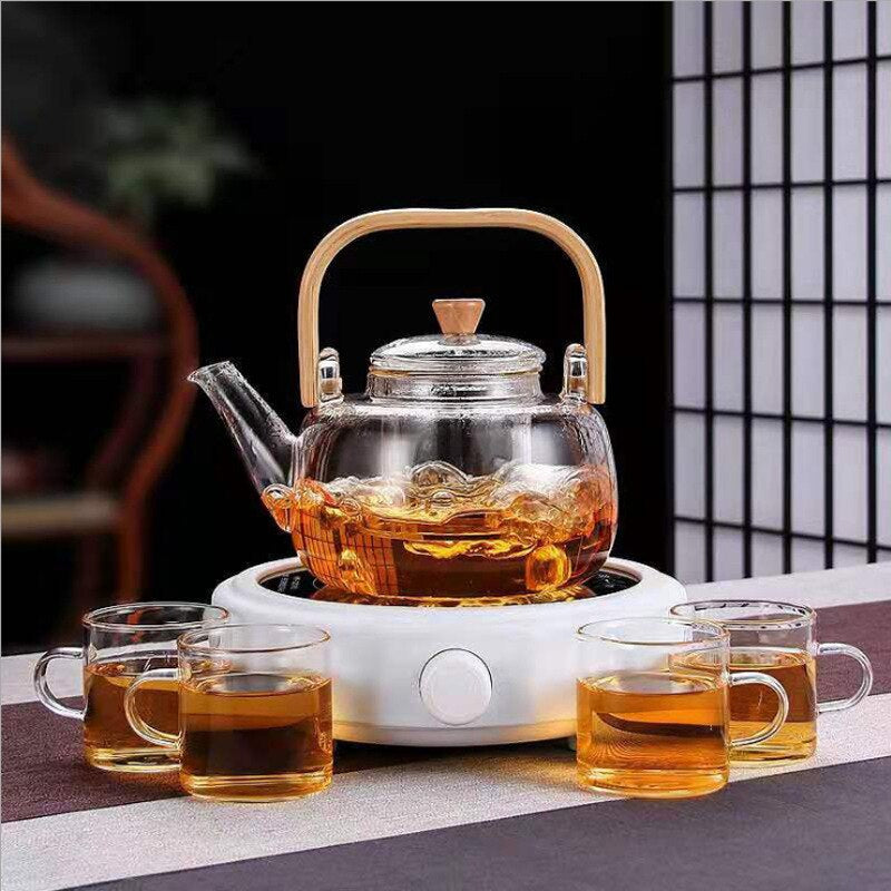 Meditative Eastern Style Heat Resistant Teapot