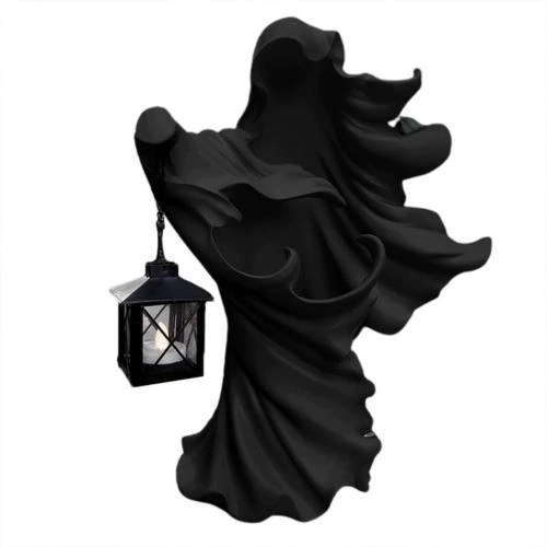 Halloween Ghost Holding Lantern Statue Resin Statue