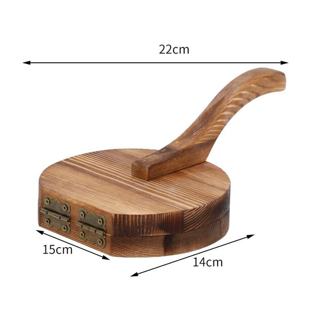 Wooden Mini Dough Pressing Tool Presser