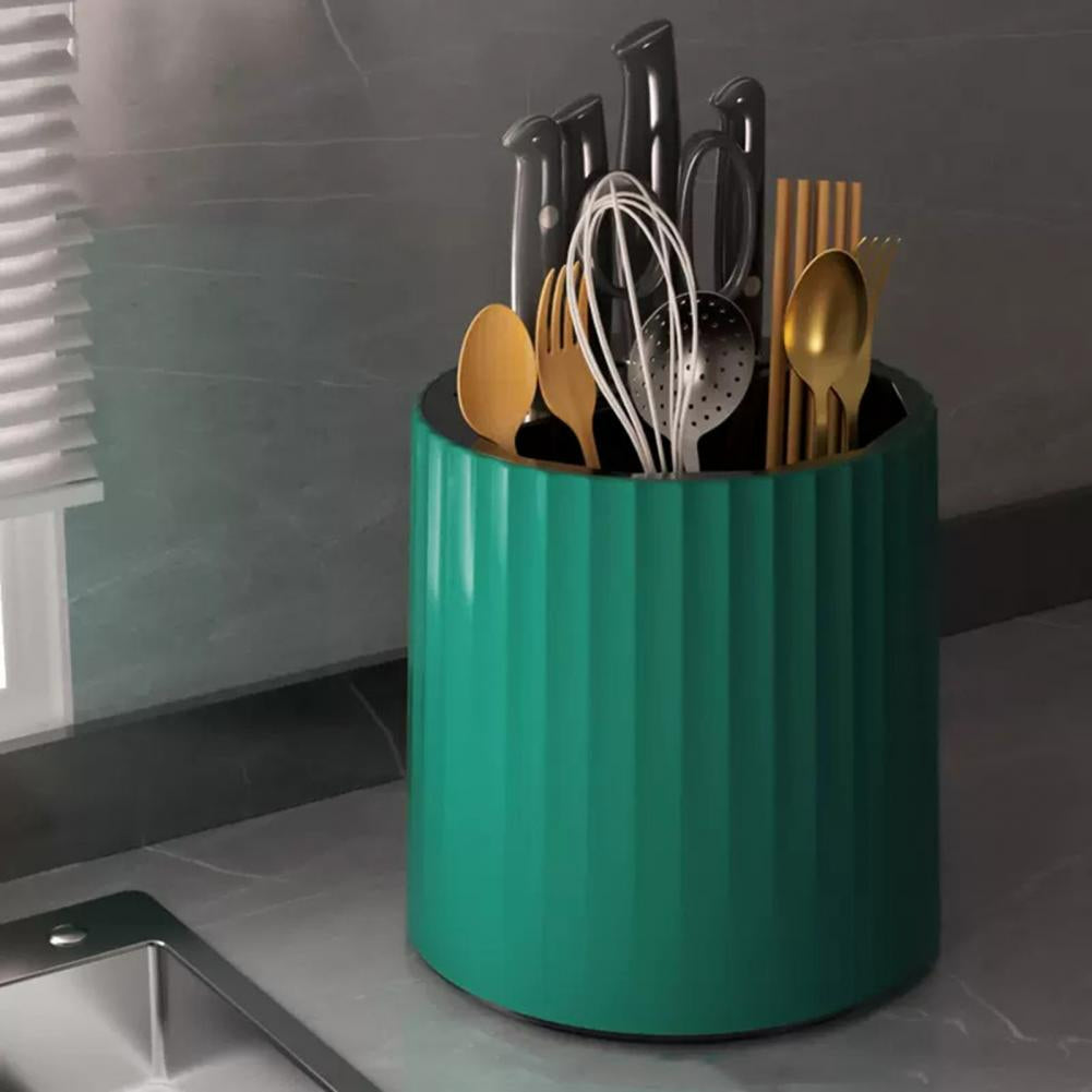 Easy Storage Cylinder Kitchen Silverware Holder