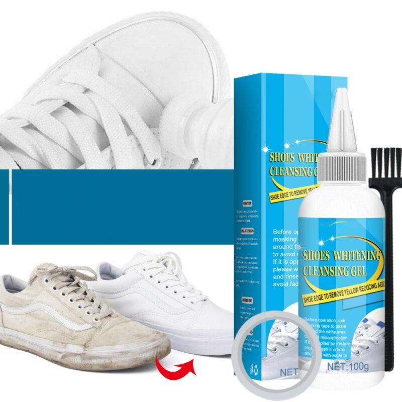 Shoe Whitening Cleaner Gel Brush