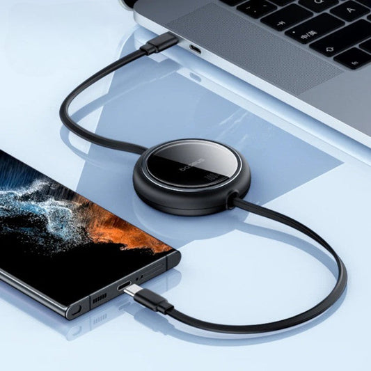 Retractable Compact Ultra Fast Charging Cable