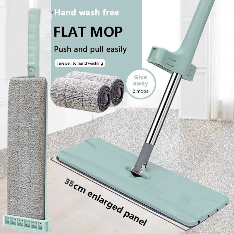 360 Rotatable Flat Self-Wringing Lazy Mop - UTILITY5STORE
