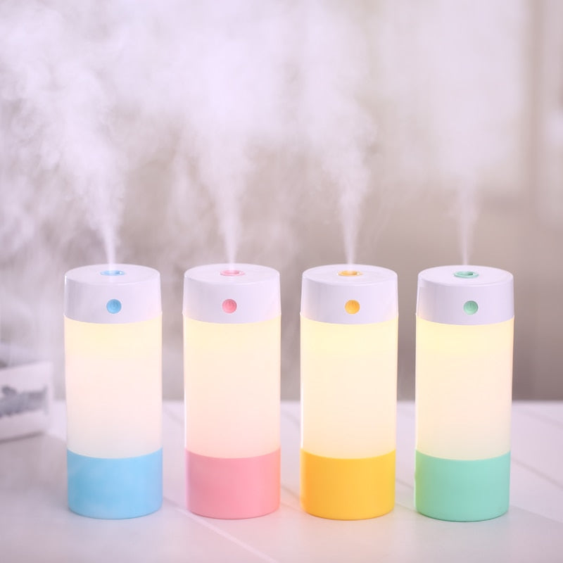 Ultrasonic Air Humidifier with light for Home and Car