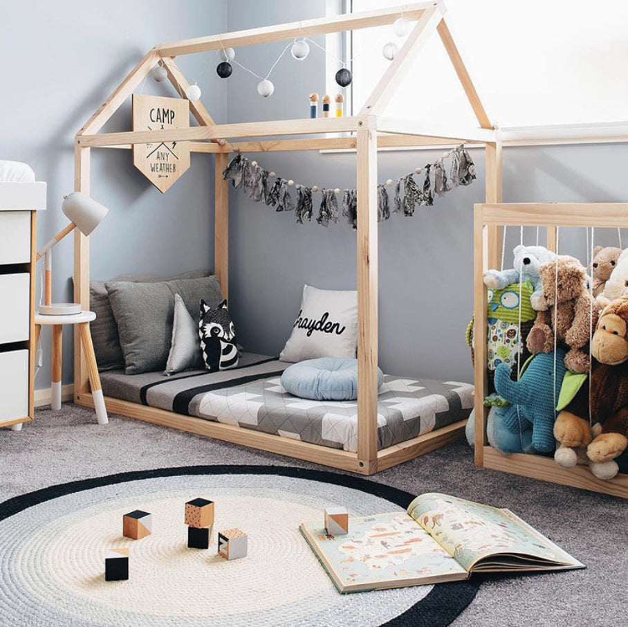 Wooden Dream House Kids Bed Frame - UTILITY5STORE