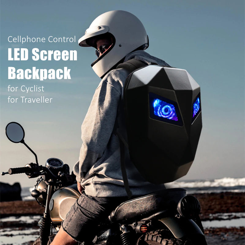 LED Screen Customizable Travel Backpack