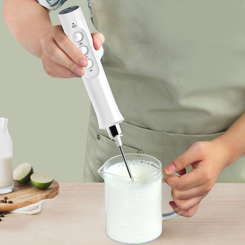 3in1 Portable Rechargeable Milk Frother Foam Maker - UTILITY5STORE