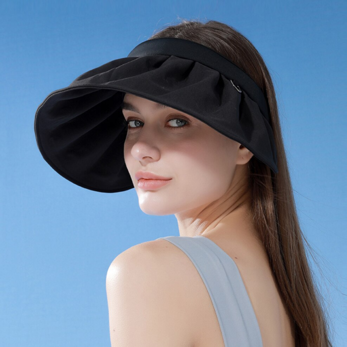 Multifunctional Foldable Shell Headband Beach Hat