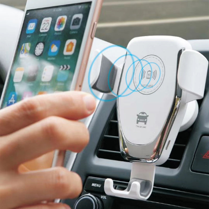 Quick Grip Auto-Clamping Wireless Charge Car Phone Holder