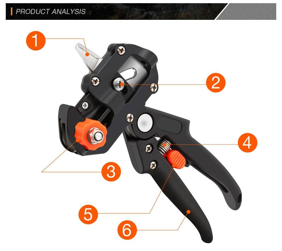 Grafting Fruit Trees Tool Pruner Kit