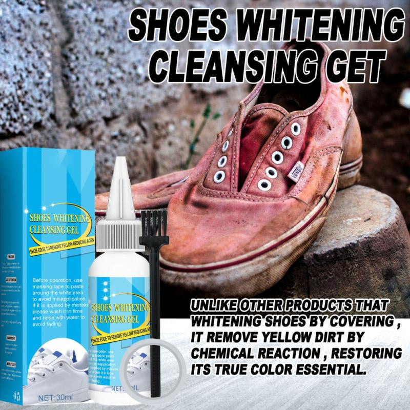 Shoe Whitening Cleaner Gel Brush