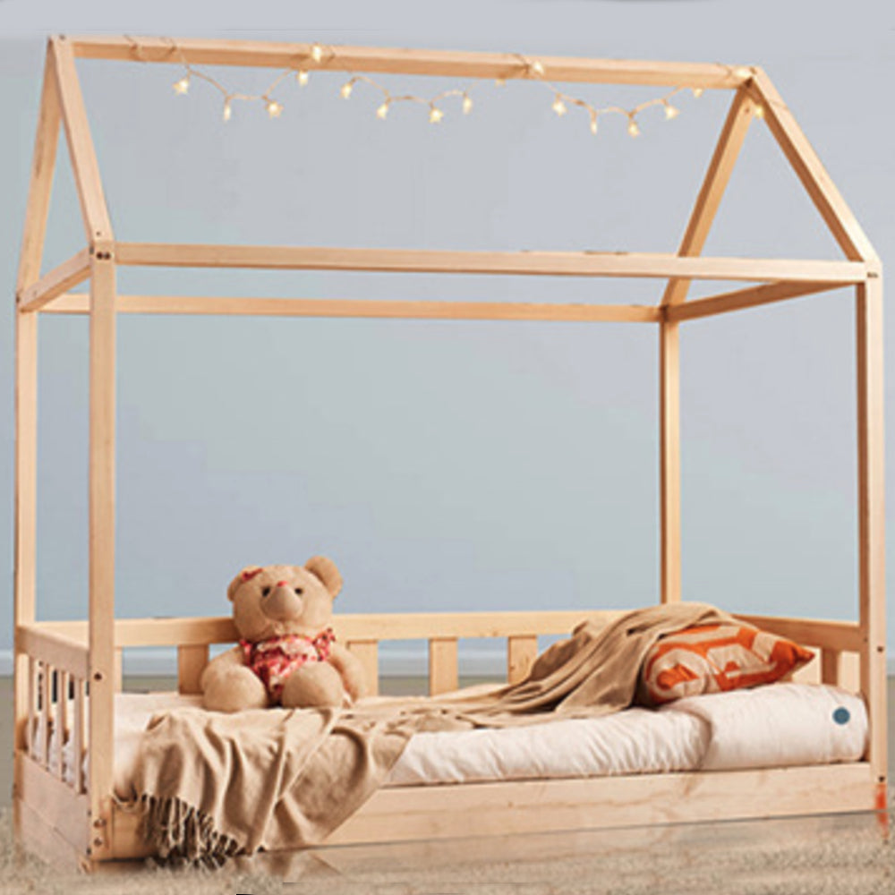 Wooden Dream House Kids Bed Frame - UTILITY5STORE