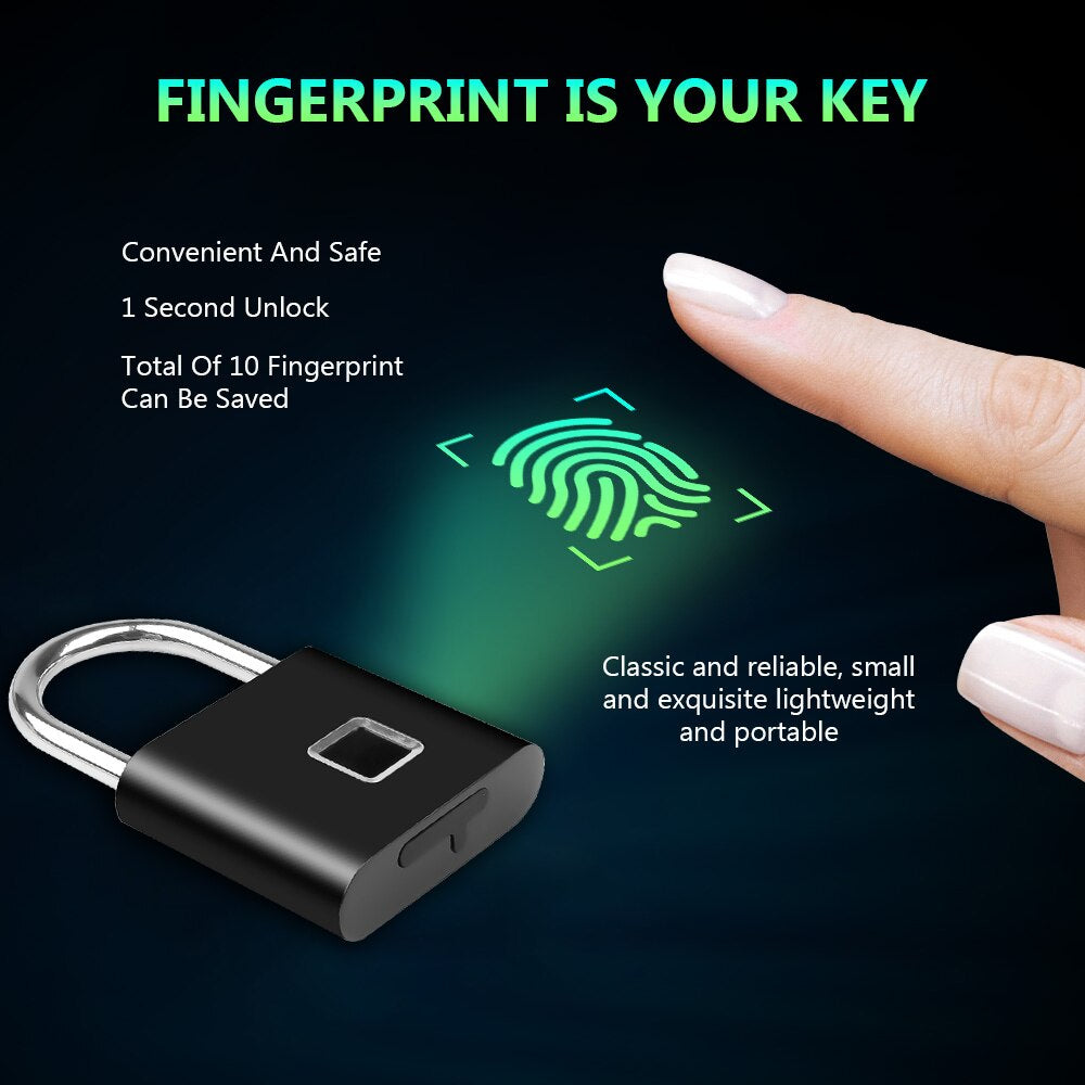 Fingerprint Keyless Rechargeable Door Lock