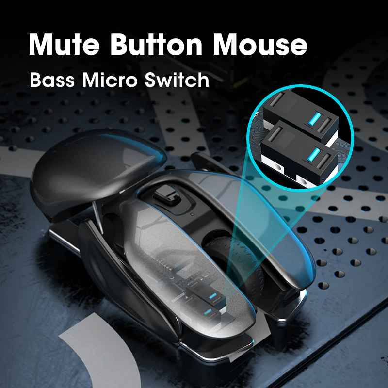 Wireless Rechargeable Gaming Mouse - UTILITY5STORE